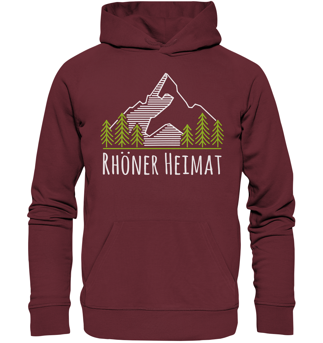 RHÖNER HEIMAT BERG - Organic Hoodie